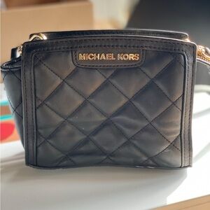 Michael Kors Quilted Black Crossbody Bag